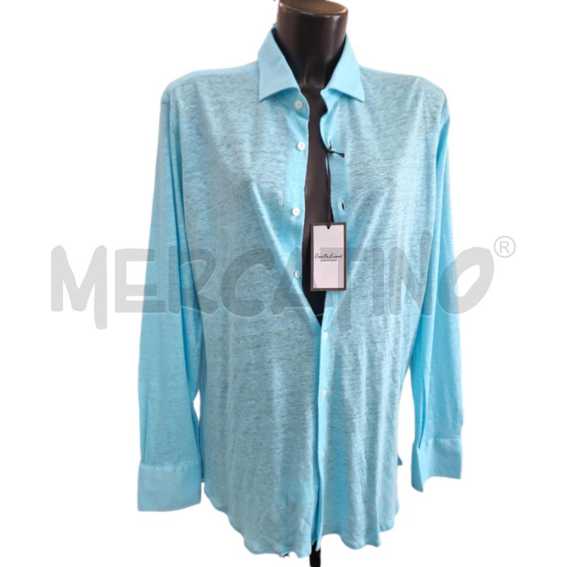 CAMICIA UOMO CENTOLINO CELESTE NUOVO | Mercatino dell'Usato Ottaviano 1