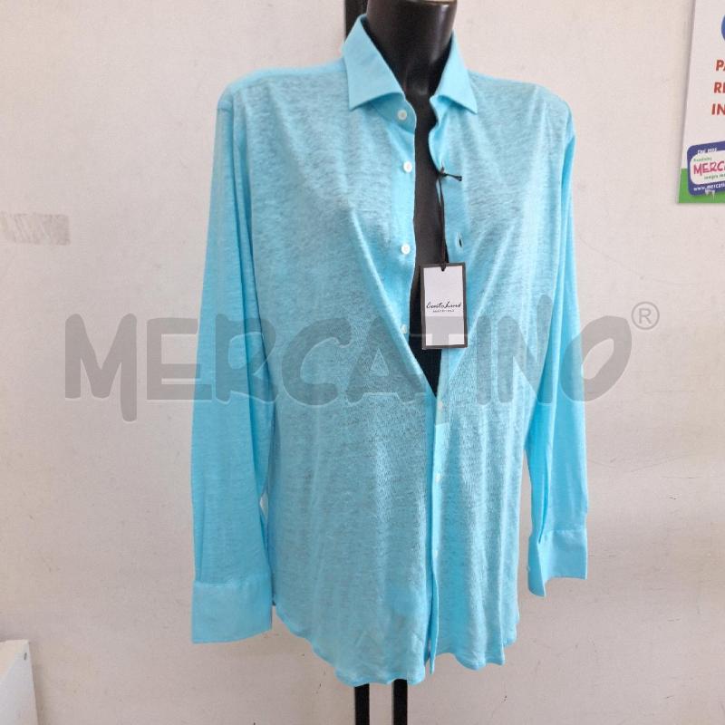 CAMICIA UOMO CENTOLINO CELESTE NUOVO | Mercatino dell'Usato Ottaviano 2