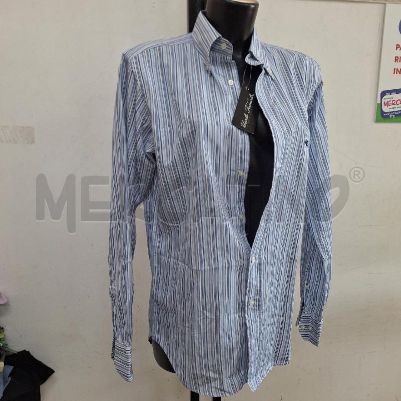 CAMICIA UOMO ETRO RIGHE BIANCO CELESTE | Mercatino dell'Usato Ottaviano 2