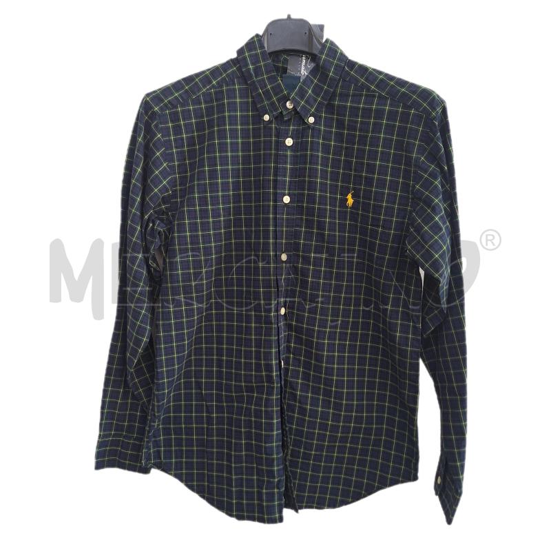 CAMICIA UOMO RALPH LAUREN VERDE BLU QUADRETTI | Mercatino dell'Usato Ottaviano 1