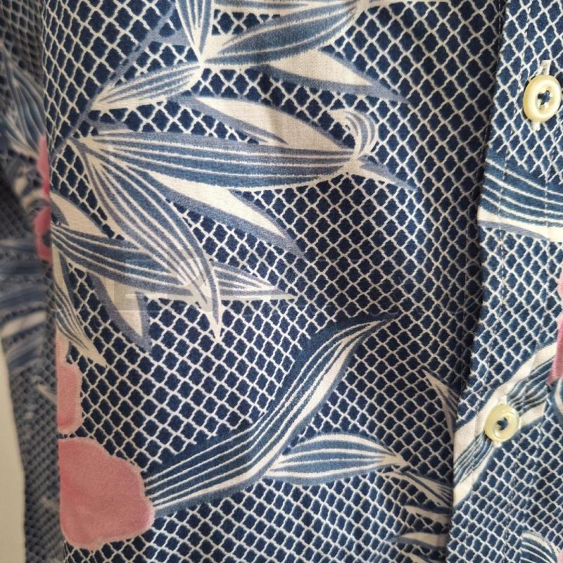 CAMICIA UOMO TOMMY HILFIGER BLU FIORI ROSA SLIM FIT | Mercatino dell'Usato Ottaviano 3