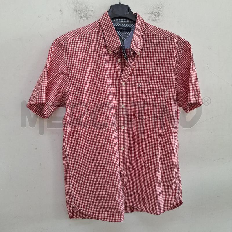 CAMICIA UOMO TOMMY HILFIGER QUADRETTI ROSSO BIANCO | Mercatino dell'Usato Ottaviano 2