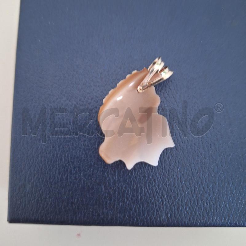 CAMMEO PENDENTE FIORE BIANCO ARG | Mercatino dell'Usato Ottaviano 3