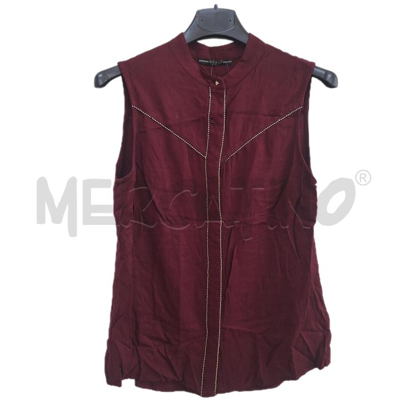 CANOTTA DONNA GUESS BORDEAUX PERLINE | Mercatino dell'Usato Ottaviano 1