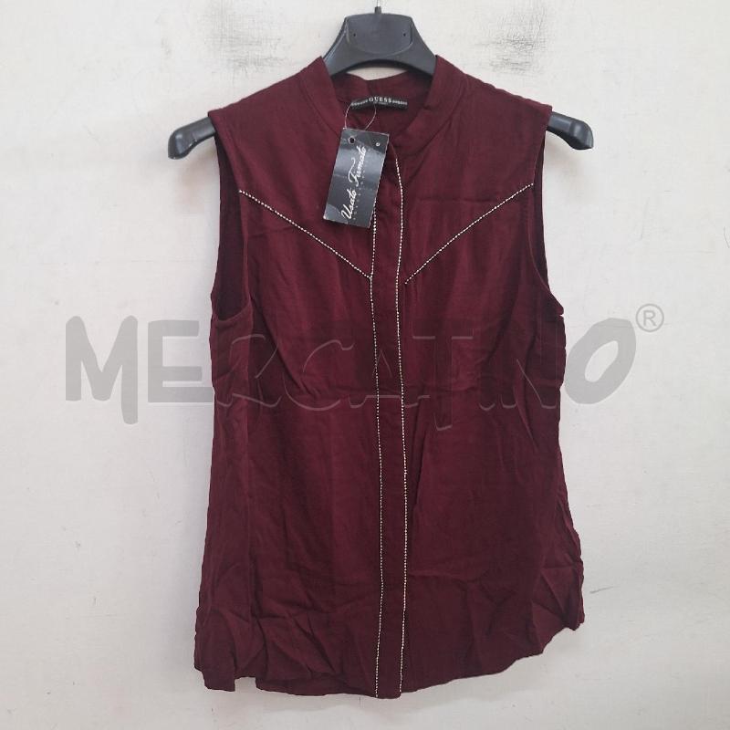 CANOTTA DONNA GUESS BORDEAUX PERLINE | Mercatino dell'Usato Ottaviano 2