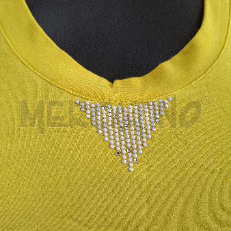 CANOTTA DONNA VDP GIALLO FIORI | Mercatino dell'Usato Ottaviano 2
