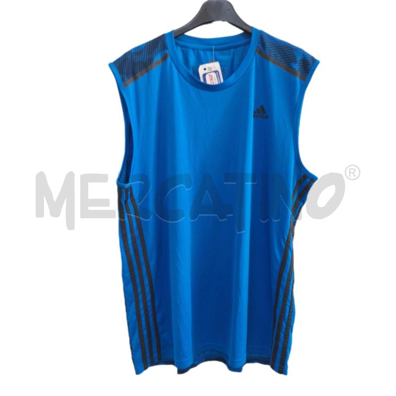 CANOTTA UOMO ADIDAS BLU | Mercatino dell'Usato Ottaviano 1