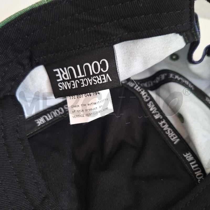 CAPPELLO UOMO VERSACE JEANS COUTURE VERDE BLU | Mercatino dell'Usato Ottaviano 2