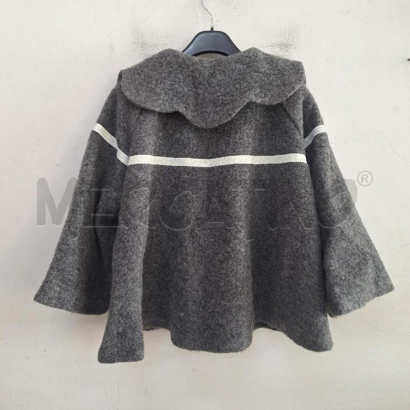 CAPPOTTINO BAMBINA DOUDOU GRIGIO RIGA BIANCA | Mercatino dell'Usato Ottaviano 2