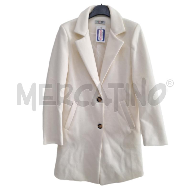 CAPPOTTO DONNA 3Y PANNA DUE BOTTONI | Mercatino dell'Usato Ottaviano 1