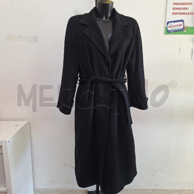 CAPPOTTO DONNA ARTE NERO LUNGO | Mercatino dell'Usato Ottaviano 1