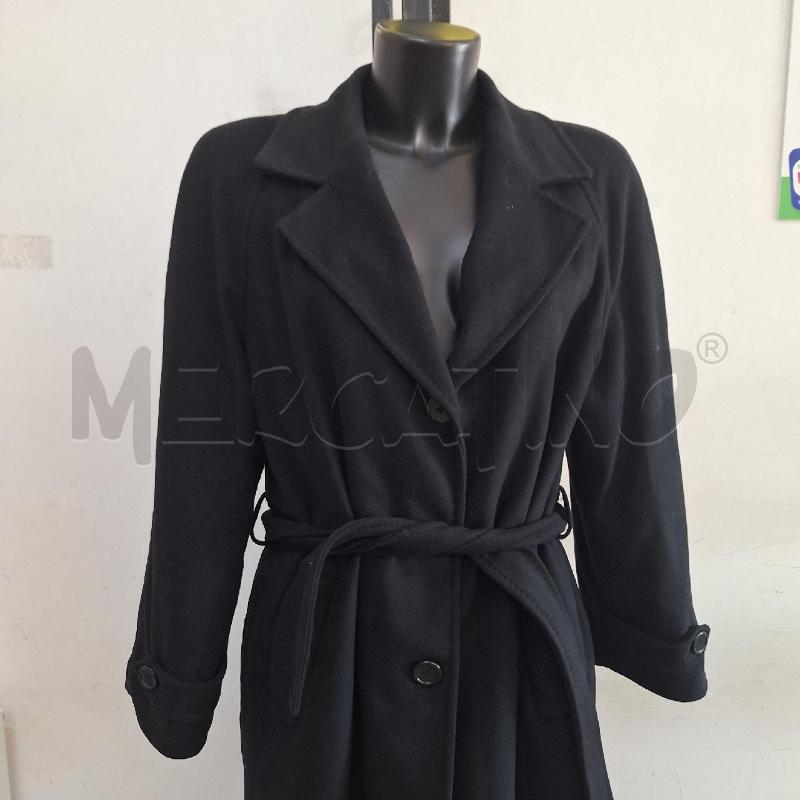 CAPPOTTO DONNA ARTE NERO LUNGO | Mercatino dell'Usato Ottaviano 2