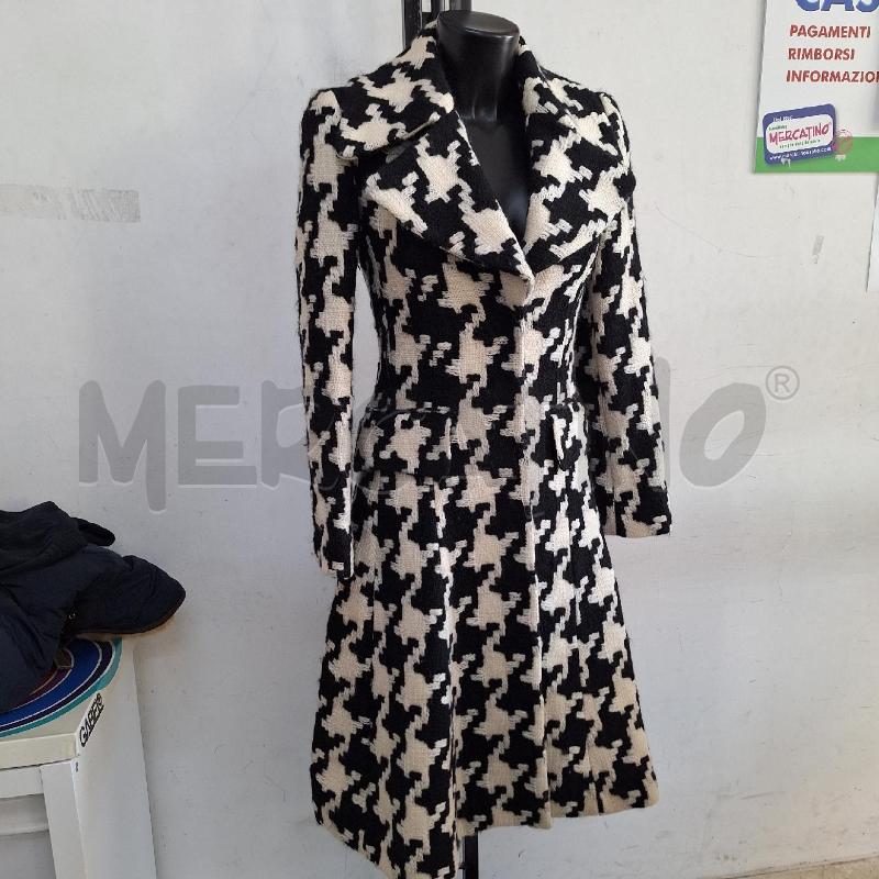 CAPPOTTO DONNA ZARA WOMAN BIANCO NERO PIED DE POULE | Mercatino dell'Usato Ottaviano 3