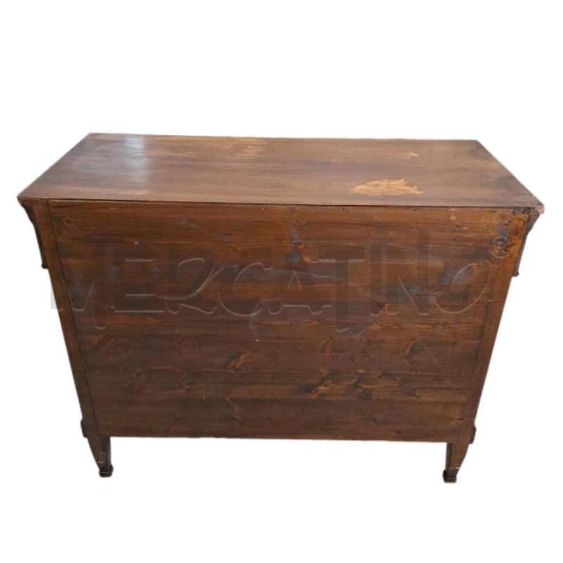 CASSETTONE COMÒ 3 CASSETTI STILE LUIGI XV LEGNO MASSELLO  | Mercatino dell'Usato Ottaviano 2