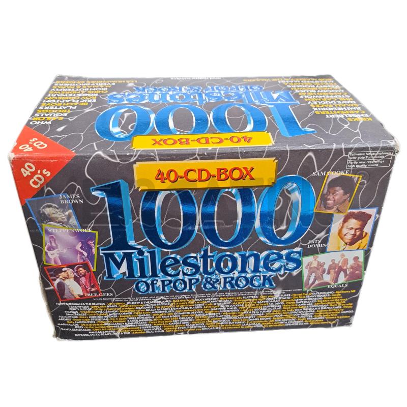 CD BOX 1000MILESTONES OF POP & ROCK 40 CD  | Mercatino dell'Usato Ottaviano 1