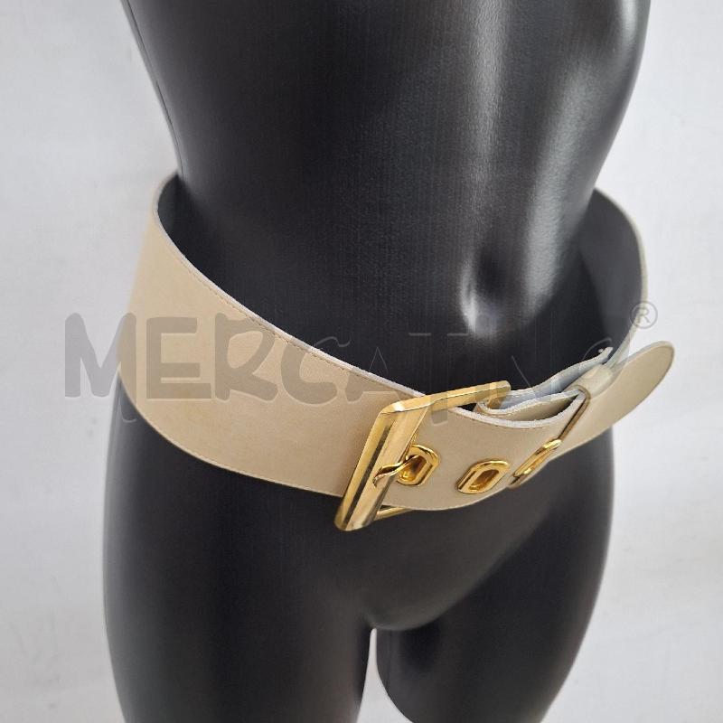CINTURA DONNA SANDRA CELLINI VERA PELLE BEIGE | Mercatino dell'Usato Ottaviano 2