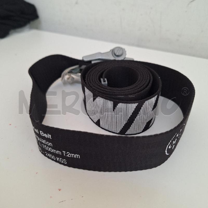 CINTURA OFF-WHITE NERO | Mercatino dell'Usato Ottaviano 3