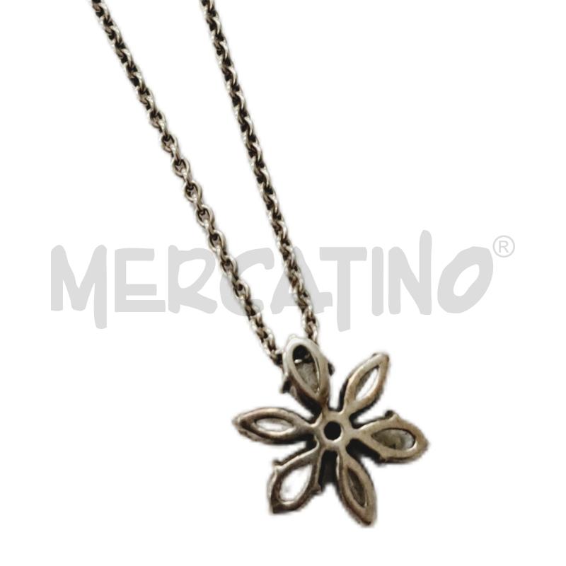 COLLANA PANDORA HERBARIUM FIORE STRASS ARG | Mercatino dell'Usato Ottaviano 3