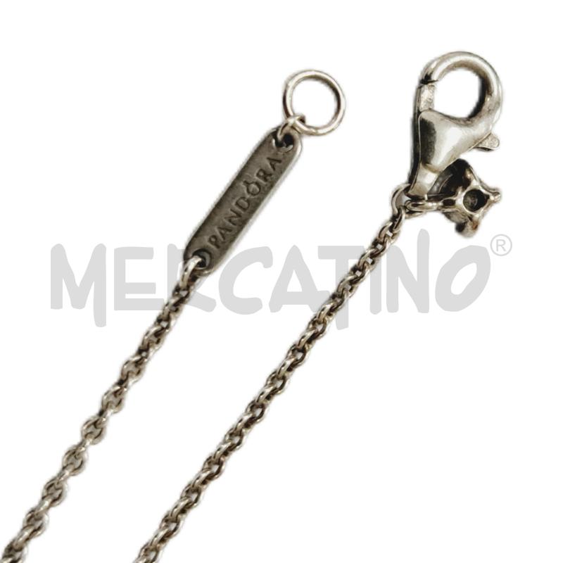 COLLANA PANDORA HERBARIUM FIORE STRASS ARG | Mercatino dell'Usato Ottaviano 4