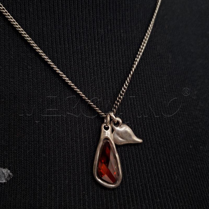 COLLANA UNO DE 50 PENDENTE ROSSO | Mercatino dell'Usato Ottaviano 2