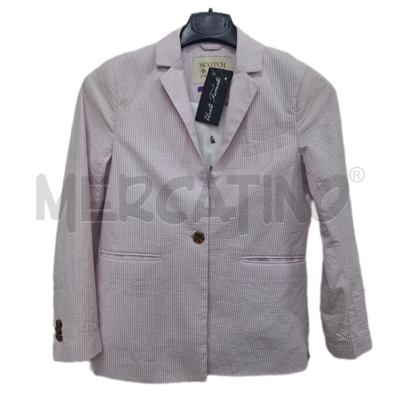 COMPLETO BAMBINA SCOTCH&SODA ROSA RIGHE GIACCA BERMUDA | Mercatino dell'Usato Ottaviano 1