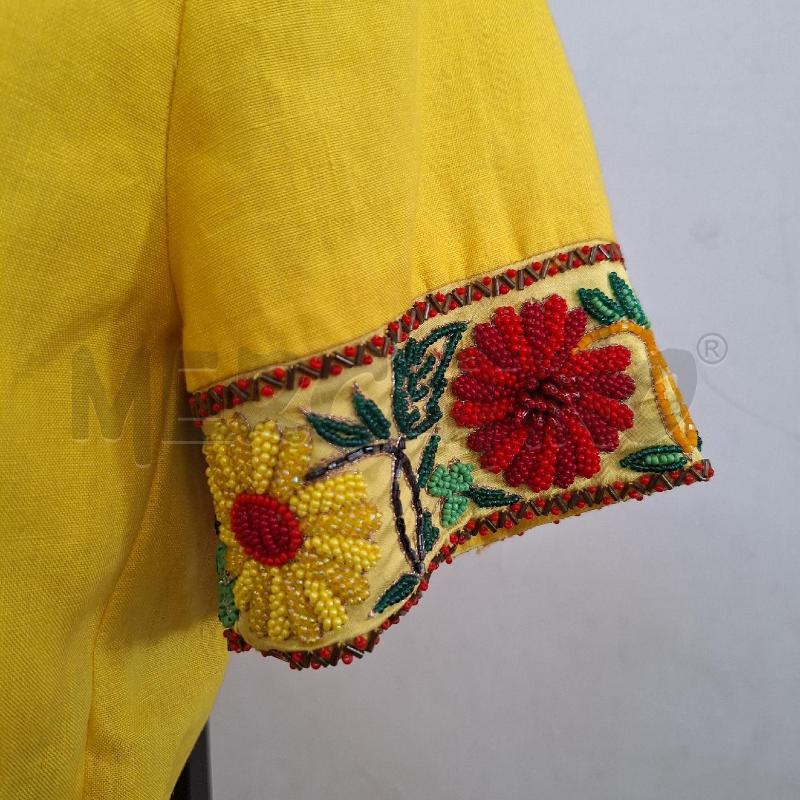COMPLETO DONNA ANNABRUNI GIALLO GONNA GIACCA PERLINE VINTAGE | Mercatino dell'Usato Ottaviano 3