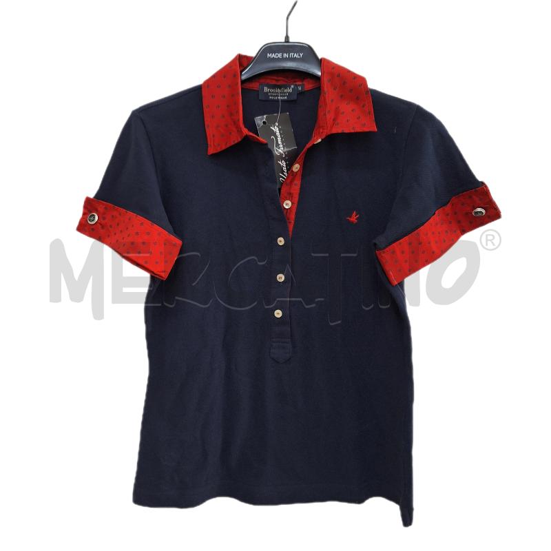 COMPLETO DONNA BROOKSFIELD BLU ROSSO SETA | Mercatino dell'Usato Ottaviano 1