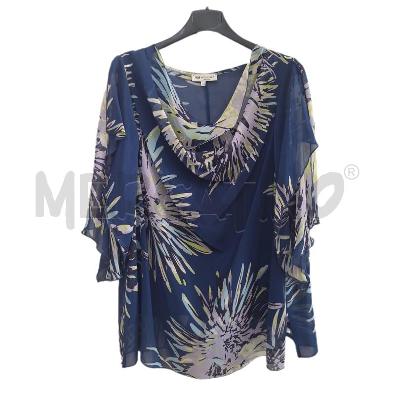 COMPLETO DONNA BUGLIONE 3PZ BLU FIORI | Mercatino dell'Usato Ottaviano 1
