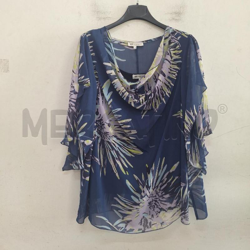COMPLETO DONNA BUGLIONE 3PZ BLU FIORI | Mercatino dell'Usato Ottaviano 2