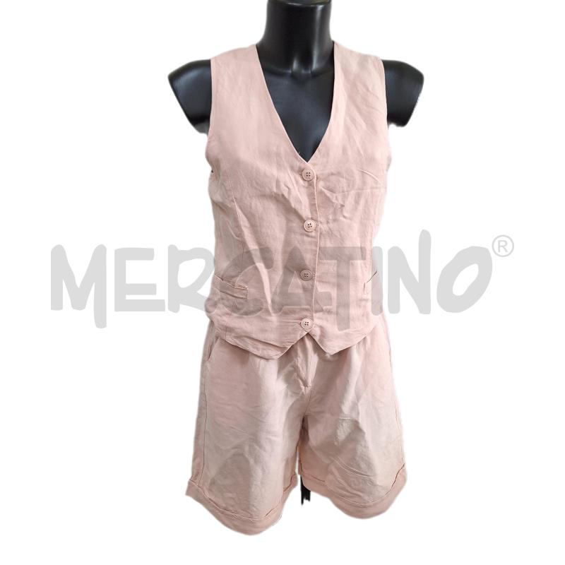 COMPLETO DONNA EIKI ROSA GILET | Mercatino dell'Usato Ottaviano 1