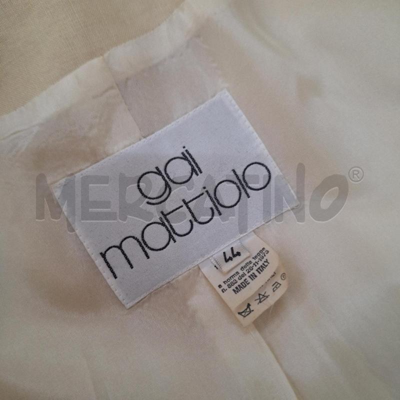 COMPLETO DONNA GAI MATTIOLO BEIGE NERO BOTTONI ELEFANTE | Mercatino dell'Usato Ottaviano 4