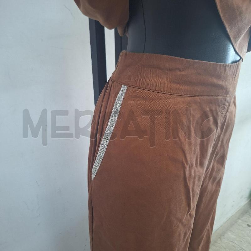 COMPLETO DONNA KOCCA MARRONE PANTALONE + TOP | Mercatino dell'Usato Ottaviano 2