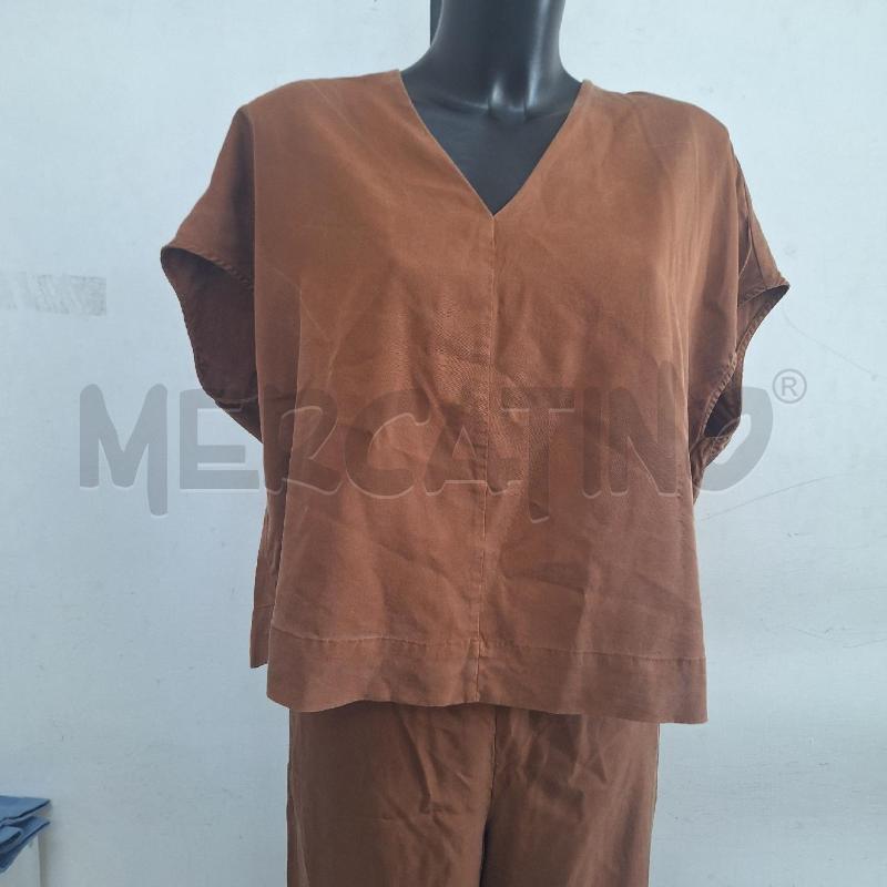 COMPLETO DONNA KOCCA MARRONE PANTALONE + TOP | Mercatino dell'Usato Ottaviano 3