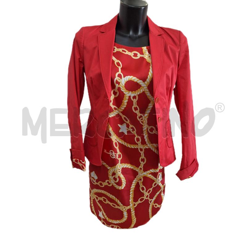 COMPLETO DONNA LIU JO JEANS ROSSO GIACCA BLUSA PANTALONE | Mercatino dell'Usato Ottaviano 1