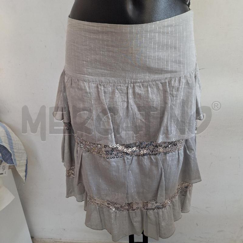 COMPLETO DONNA MARIELLA ROSATI GRIGIO PAILLETTES CAMICIA GONNA  | Mercatino dell'Usato Ottaviano 3