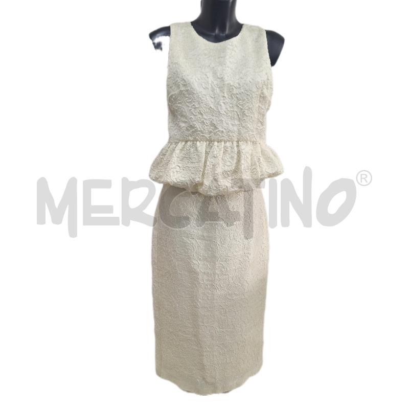 COMPLETO DONNA ZARA PANNA TOP GONNA LUNGA | Mercatino dell'Usato Ottaviano 1