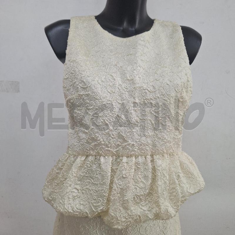 COMPLETO DONNA ZARA PANNA TOP GONNA LUNGA | Mercatino dell'Usato Ottaviano 2