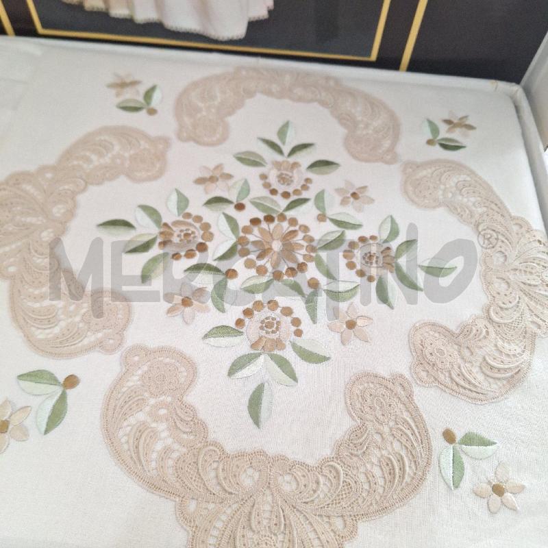 COPERTA MATRIMONIALE TEJ VESTOR ECRU FIORI | Mercatino dell'Usato Ottaviano 2