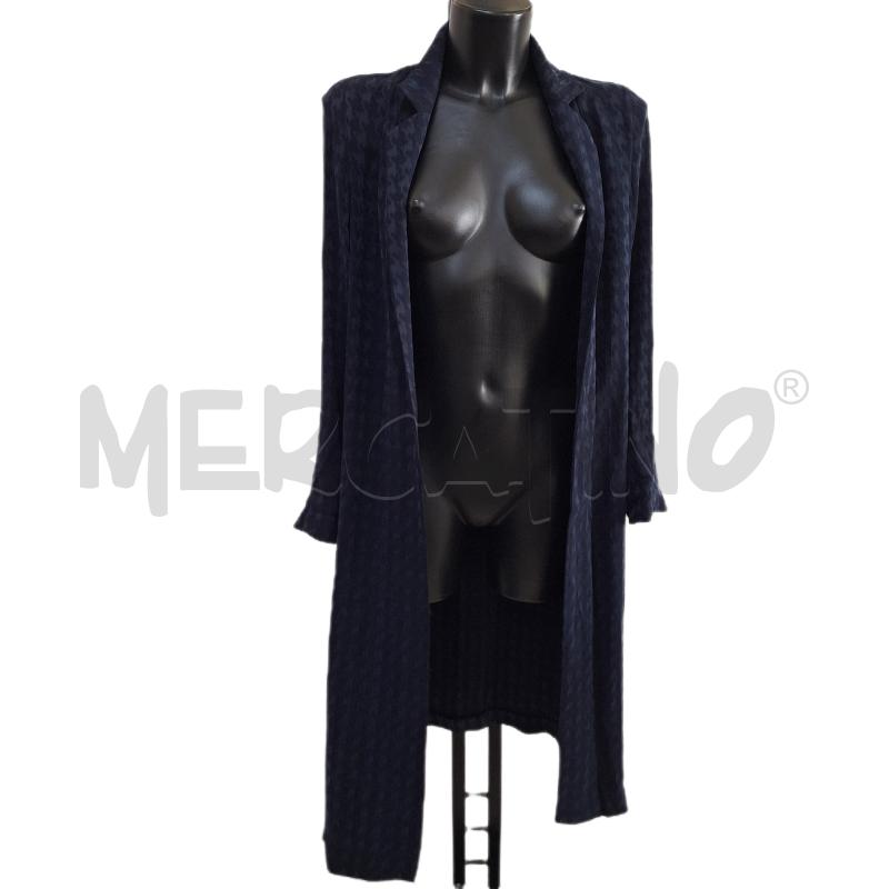 COPRI SPALLA MNG PREMIUM MANGO BLU LUNGO PIED SPACCHI | Mercatino dell'Usato Ottaviano 1
