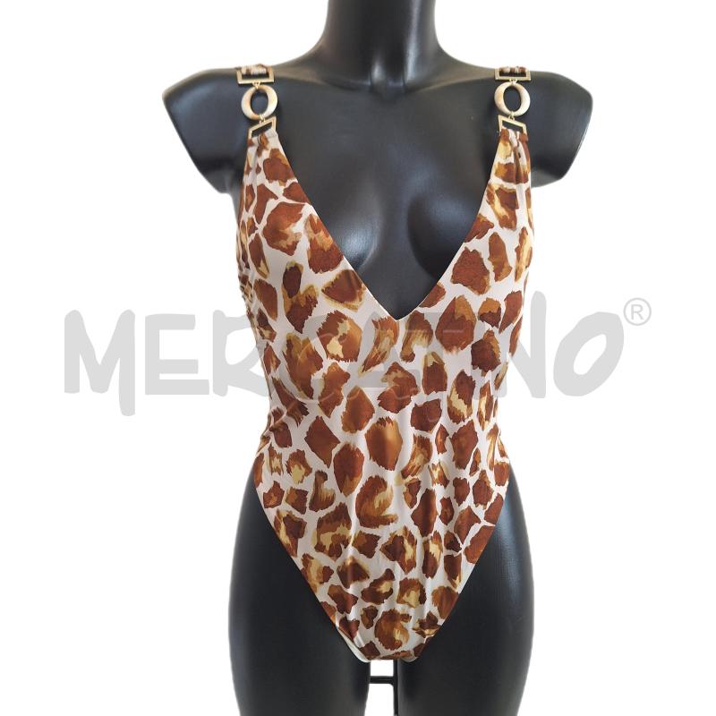 COSTUME DONNA DISTRICT MARGHERITA MAZZEI ANIMALIER | Mercatino dell'Usato Ottaviano 1