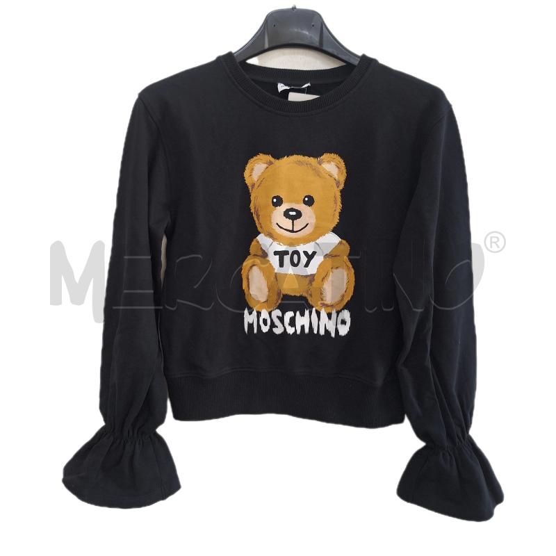 FELPA BAMBINO MOSCHINO TEEN NERO TOY ORSETTO | Mercatino dell'Usato Ottaviano 1