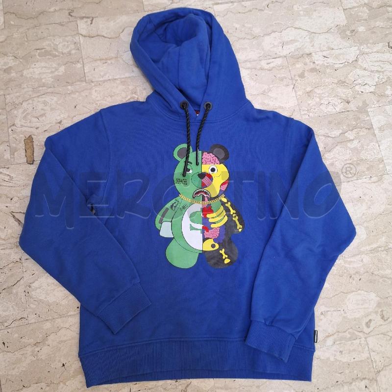 FELPA BAMBINO SPRAYGROUND BLU ORSETTO CAPPUCCIO | Mercatino dell'Usato Ottaviano 2