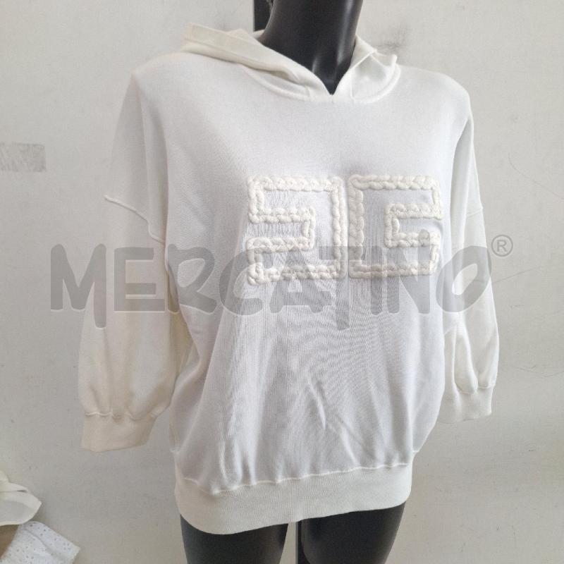 FELPA DONNA ELISABETTA FRANCHI BIANCO | Mercatino dell'Usato Ottaviano 2