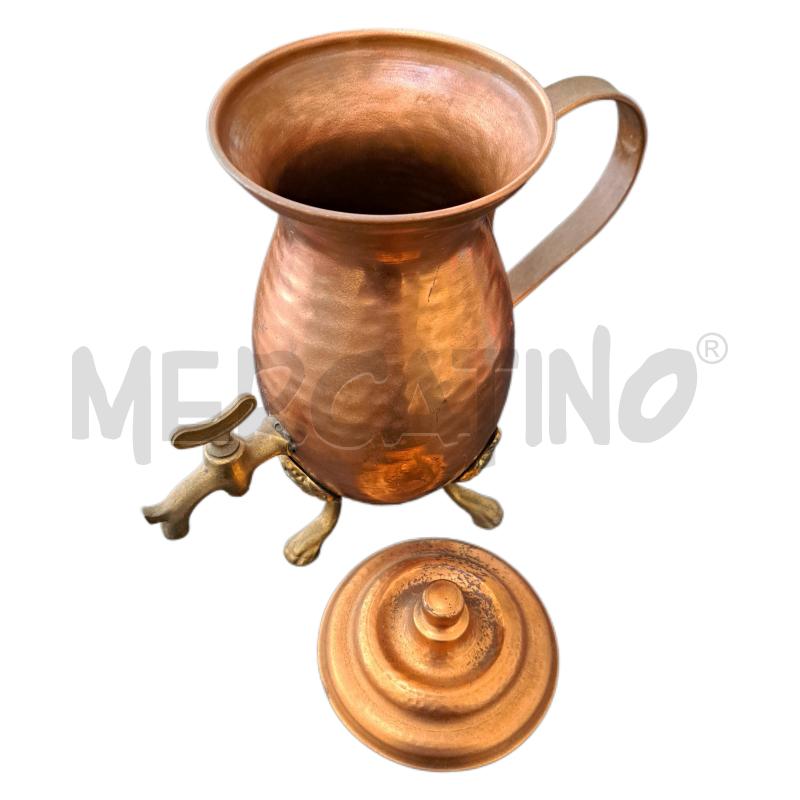 FONTANA RAME OTTONE 3 PIEDI - 25 CM. | Mercatino dell'Usato Ottaviano 2