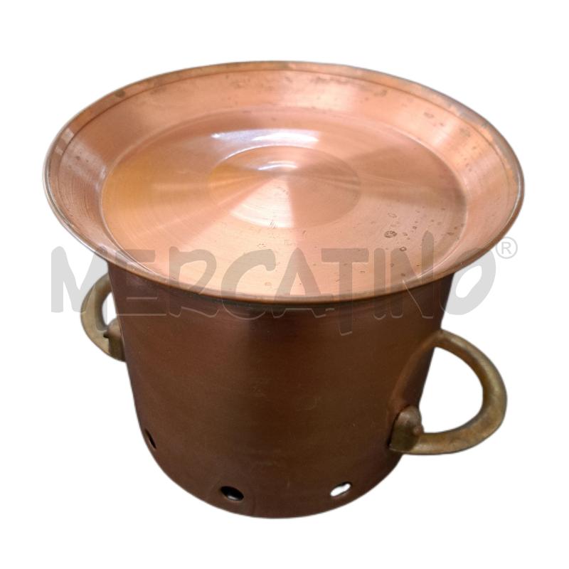 FORNELLO FLAMBÈ RAME OTTONE - 15 CM. | Mercatino dell'Usato Ottaviano 3