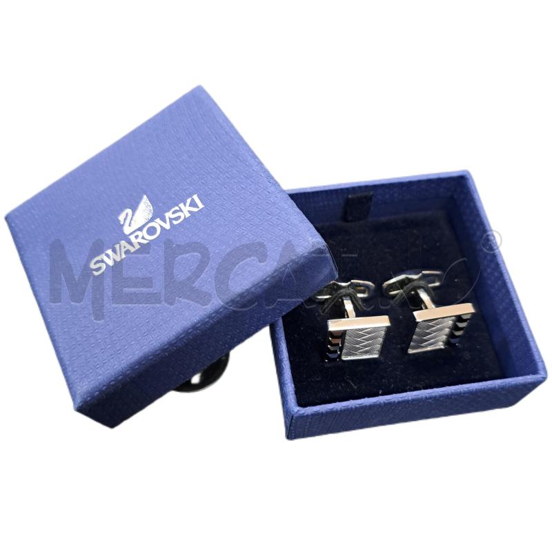 GEMELLI SWAROVSKI SILVER PIETRE NERO  | Mercatino dell'Usato Ottaviano 3