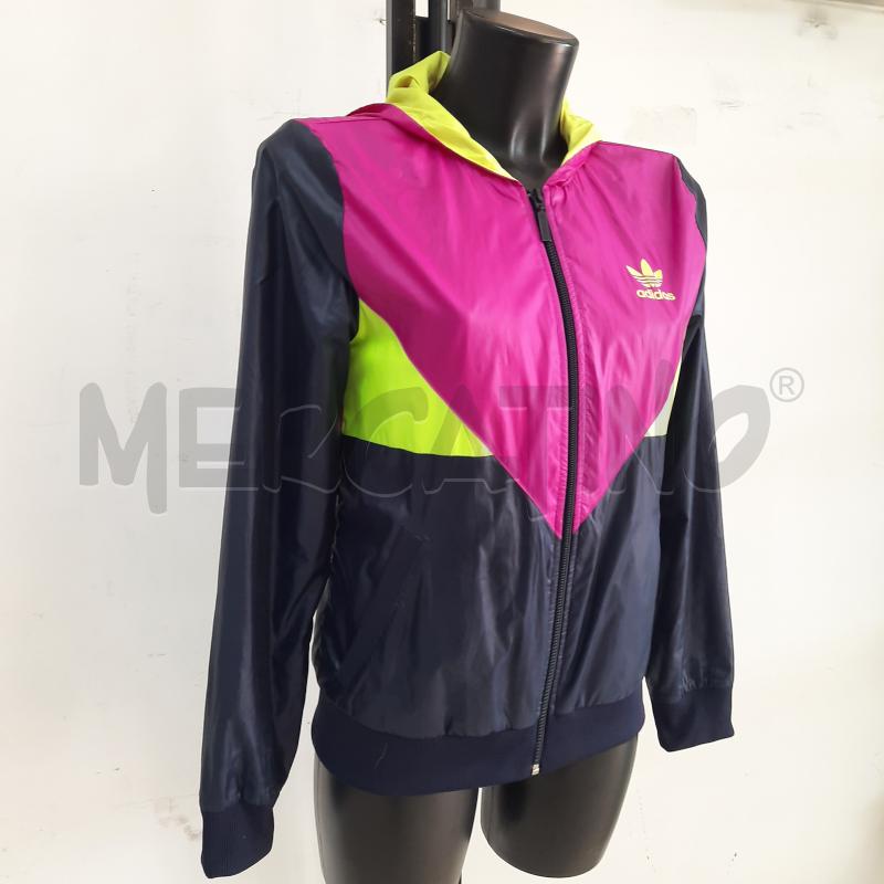 GIACCA DONNA ADIDAS BLU FUCSIA FLUO | Mercatino dell'Usato Ottaviano