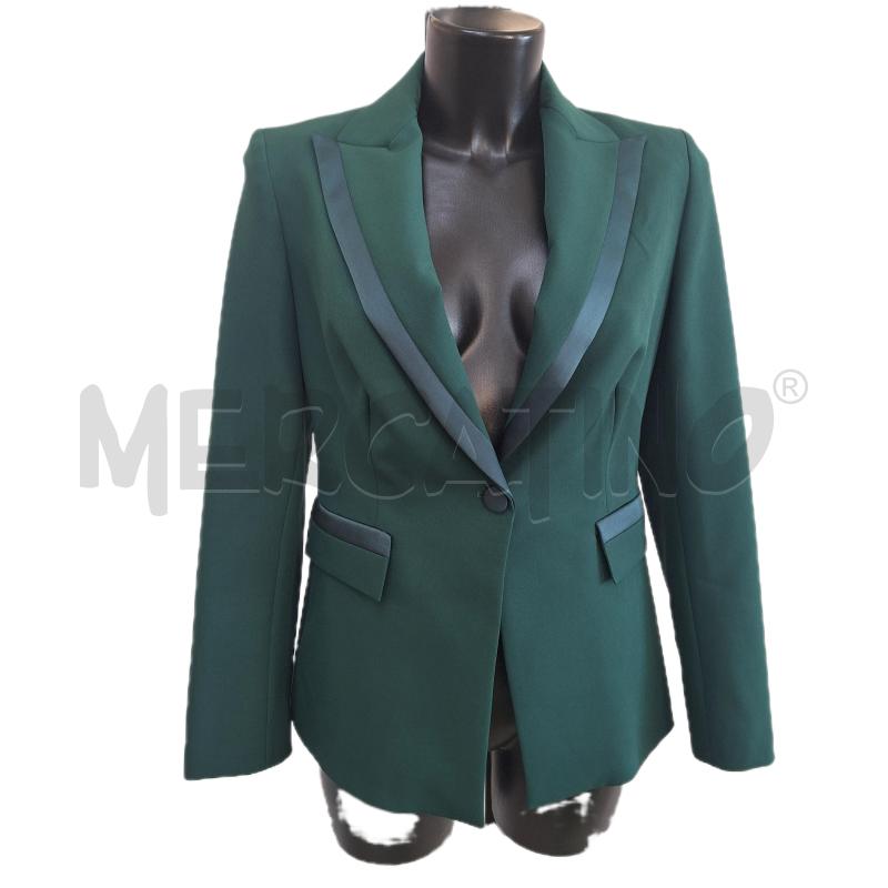 GIACCA DONNA BB POMPEI VERDE SCURO RASO | Mercatino dell'Usato Ottaviano 1