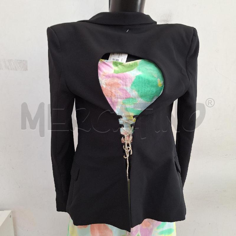 GIACCA DONNA BERSHKA NERO RETRO STRASS | Mercatino dell'Usato Ottaviano 2