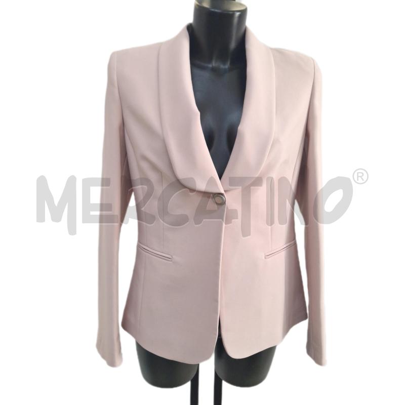 GIACCA DONNA FEEM ROSA BOTTONE ARGENTATO E ROSA NUOVO | Mercatino dell'Usato Ottaviano 1
